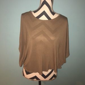 H&M Loose & flowy tan top